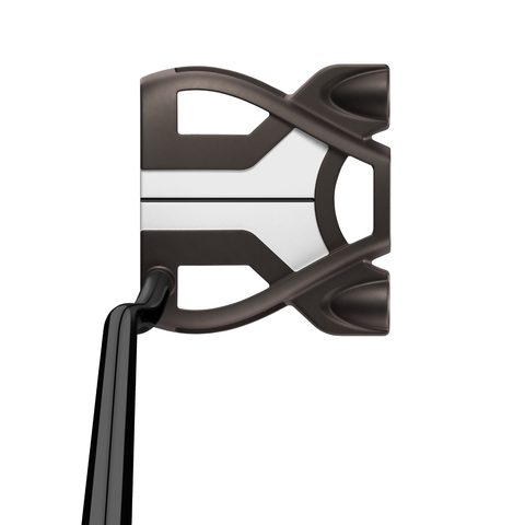 Address image of the Spider Tour Counterbalance putter with torched PVD finish.