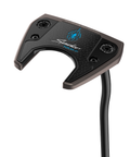 Hero image of the Tour F Double Bend putter with blade-inspired design and torched PVD finish