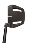Address image of the Spider Tour V putter with compact mid-mallet design and torched PVD finish.