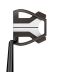Address image of the Spider Tour X Double Bend putter with torched PVD finish and True Path alignment.