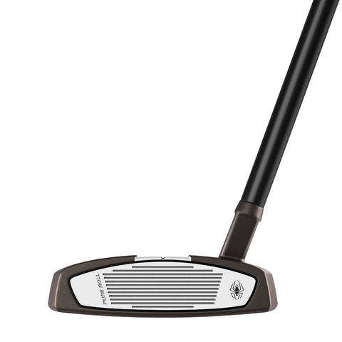 Club face of the Spider Tour X Small Slant putter with single sight line and premium finish.
