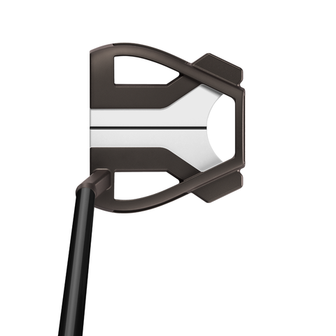 Address image of the Spider Tour X Small Slant putter with single sight line and premium finish.
