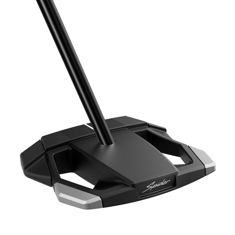 Angled image of the Spider ZT Max Counterbalance putter featuring counterbalanced weighting. 