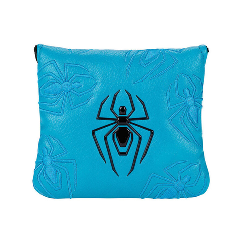 Image of the Spider ZT Black putter blue putter cover. 