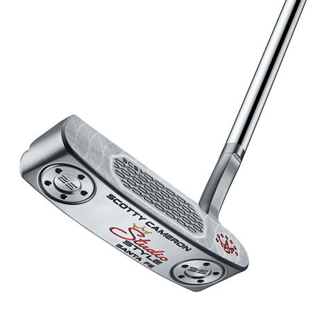 Scotty Cameron Studio Style Santa Fe putter hero image, angled view showing classic blade shape