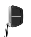 Overhead image of Ardmore L-Neck mid-mallet putter with alignment lines and two-tone finish