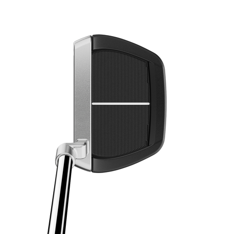 Overhead image of Ardmore L-Neck mid-mallet putter with alignment lines and two-tone finish