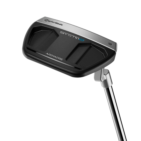 Hero image of Ardmore L-Neck mid-mallet putter with alignment lines and two-tone finish