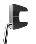 Overhead image of Bandon Single Bend face-balanced mid-mallet putter with two-tone alignment