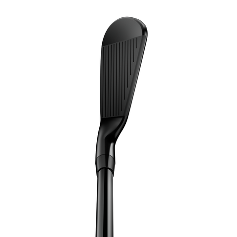 Address image of the T100 Black Vapor iron with a durable matte black finish.