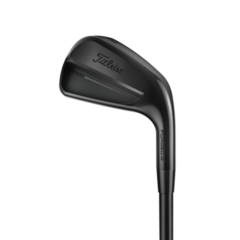 Hero image of the T100 Black Vapor iron with a durable matte black finish.