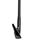 Toe image of the T100 Black Vapor iron with a durable matte black finish.