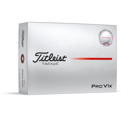 Titleist Pro V1x – Performance Alignment Pink (T2049S-PAP)