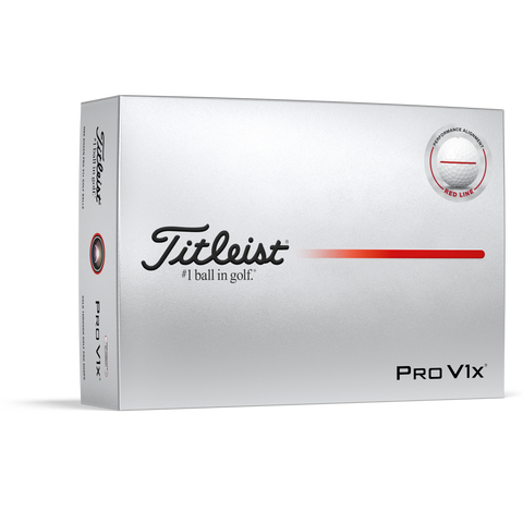 Titleist Pro V1x – Performance Alignment Red (T2049S-PAR)