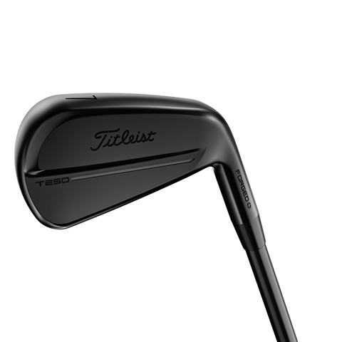 Hero image of the T250 Black Vapor iron with a durable matte black finish.