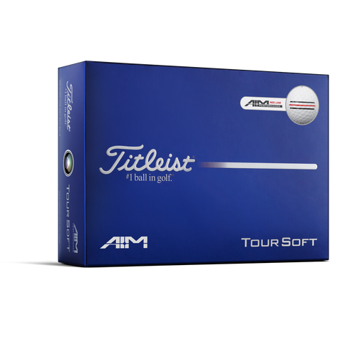Titleist Tour Soft – AIM Red (T4015S-AIMR)