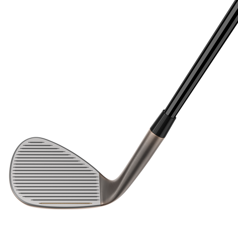 Image of the Hi-Toe 5 forged wedge club face with full-face grooves and RAW face technology.
