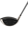 Image of the TaylorMade Qi4D Max Lite driver, direct view showing the front of the club face