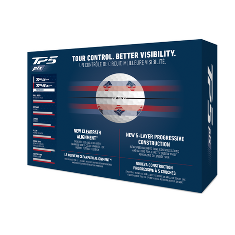 TP5 USA Pix Golf Balls