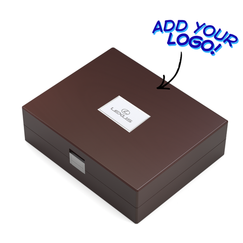 Custom Premium Wooden Golf Ball Box