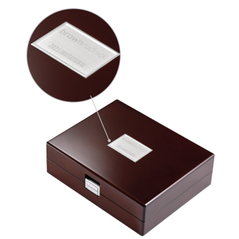 Custom Premium Wooden Golf Ball Box