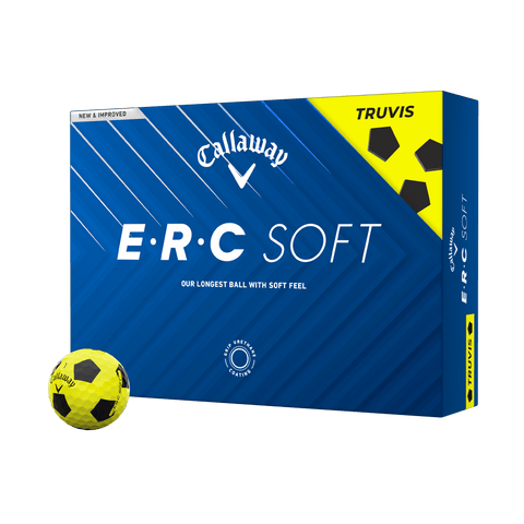 Callaway E·R·C Soft Golf Balls – Truvis Yellow (12592-TRVYLW)