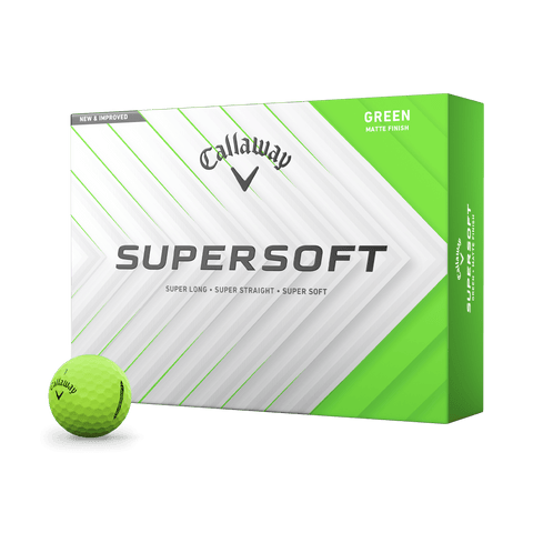 Callaway Supersoft Golf Balls – Matte Green (12591-MGRN)