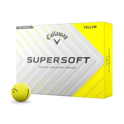 Callaway Supersoft Golf Balls – Yellow (12591-YLW)