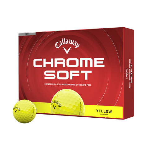 Callaway Chrome Soft Golf Balls – Yellow (12692-YLW)