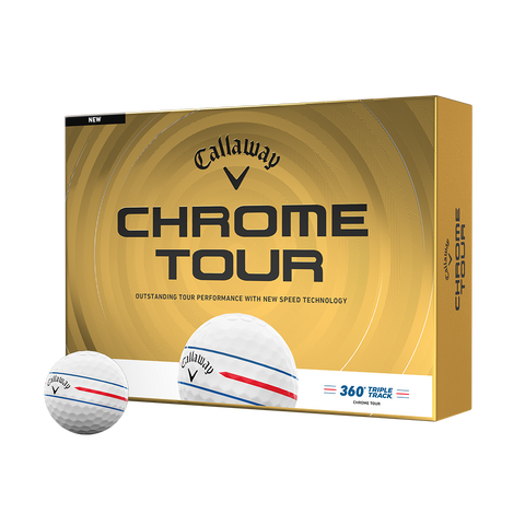 Callaway Chrome Tour Golf Balls – 360 Triple Track (12696-360TT)