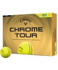 Callaway Chrome Tour Golf Balls – Triple Track Yellow (12696-TTYLW)