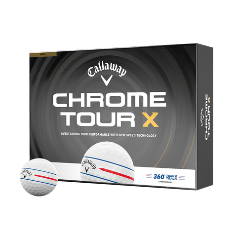 Callaway Chrome Tour X Golf Balls – 360 Triple Track (12698-360TT)