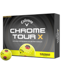 Callaway Chrome Tour X Golf Balls – TruTrack Yellow (12698-TRUTRKYLW)