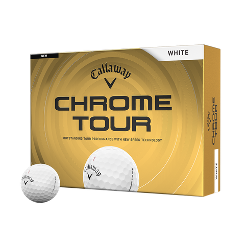 Callaway Chrome Tour Golf Balls – White (12696-WHT)