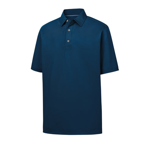 Custom Solid Stretch Pique Navy 26616