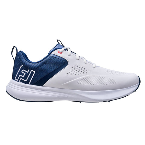 FootJoy Qualifier golf shoe, White/Navy/Red, style 57215
