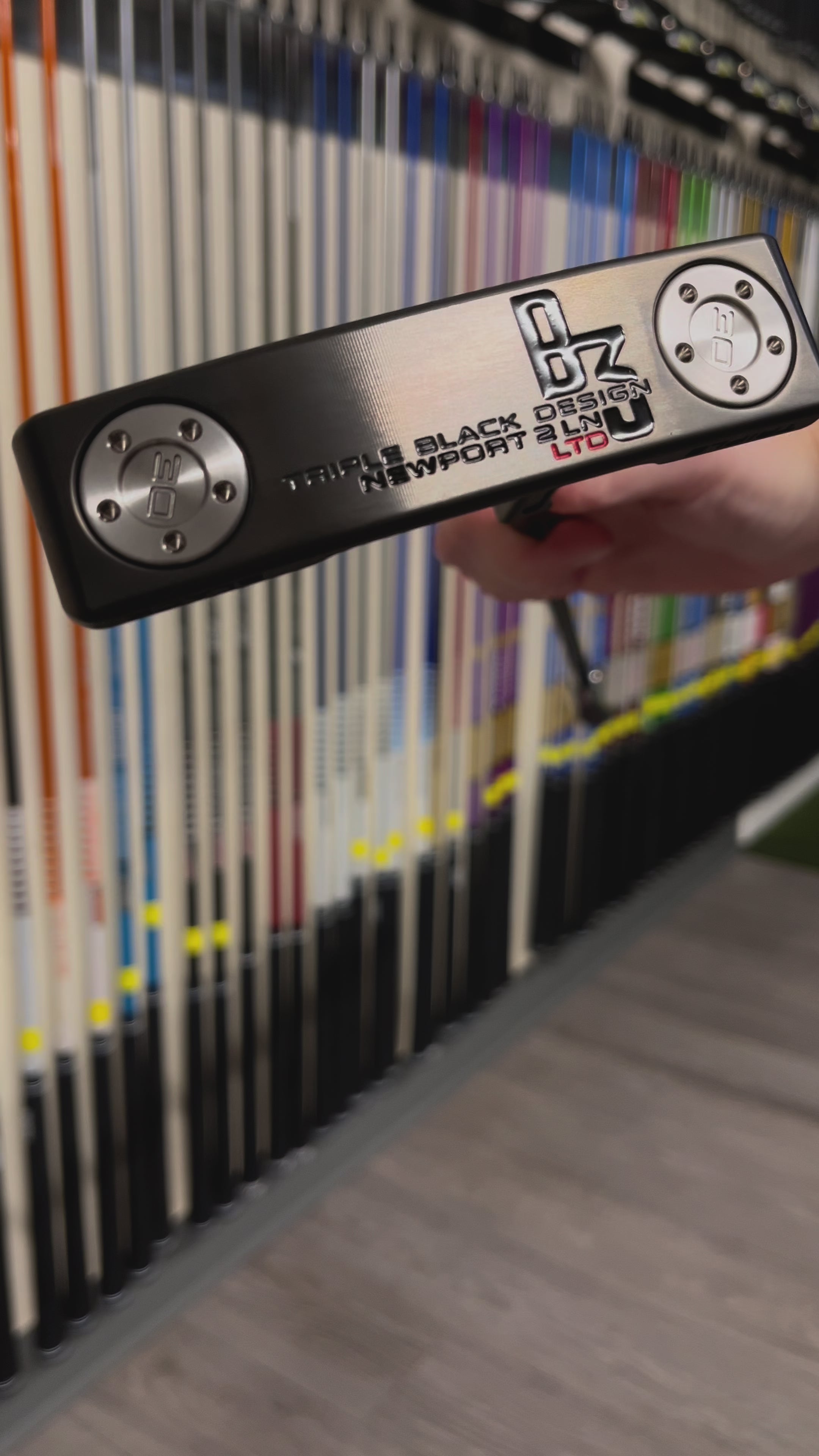 LIMITED EDITION - Scotty Cameron B3 Triple Black Newport 2