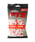 Pride PTS Wood Tees – 2 1/8" White, 120 count (PT2181275)