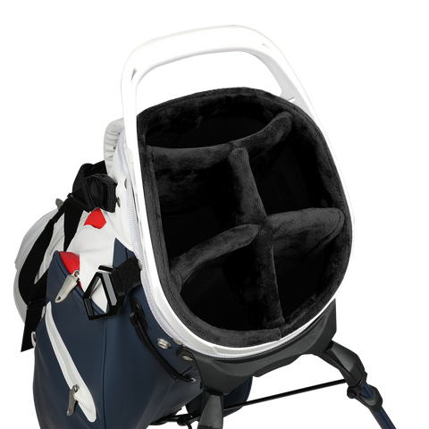 Tour Edge Xtreme Lux Stand Bag – Red/White/Blue (UBATXSB07)