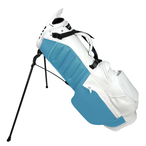 Tour Edge Xtreme Lux Stand Bag – White/Sky Blue (UBATXSB09)