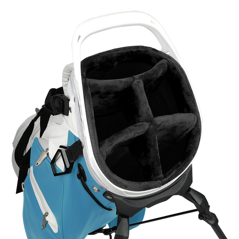 Tour Edge Xtreme Lux Stand Bag – White/Sky Blue (UBATXSB09)